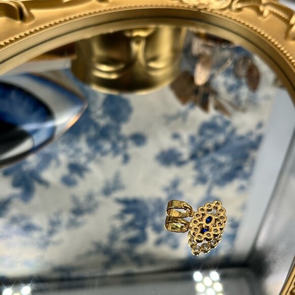 🆕 CRYSTAL HAZE 🧿 BNWT The Evil Eye Pendant - 18K Gold Plated Brass - Picture 12 of 16